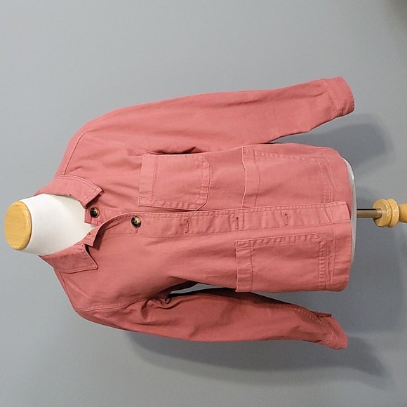 Madewell dark salmon Jean jacket sm.